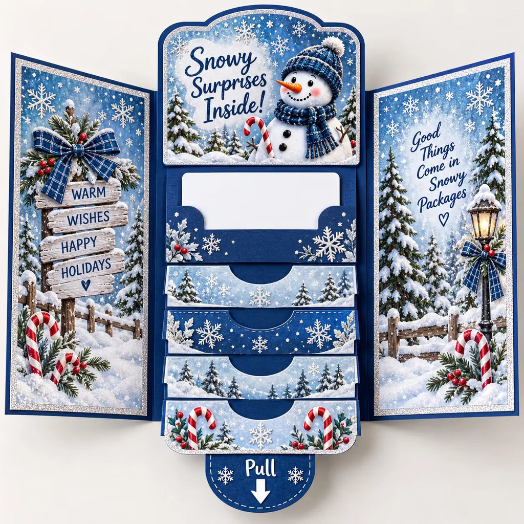 2026 New 🎅💳 Waterfall Christmas Gift Card Booklet ✨