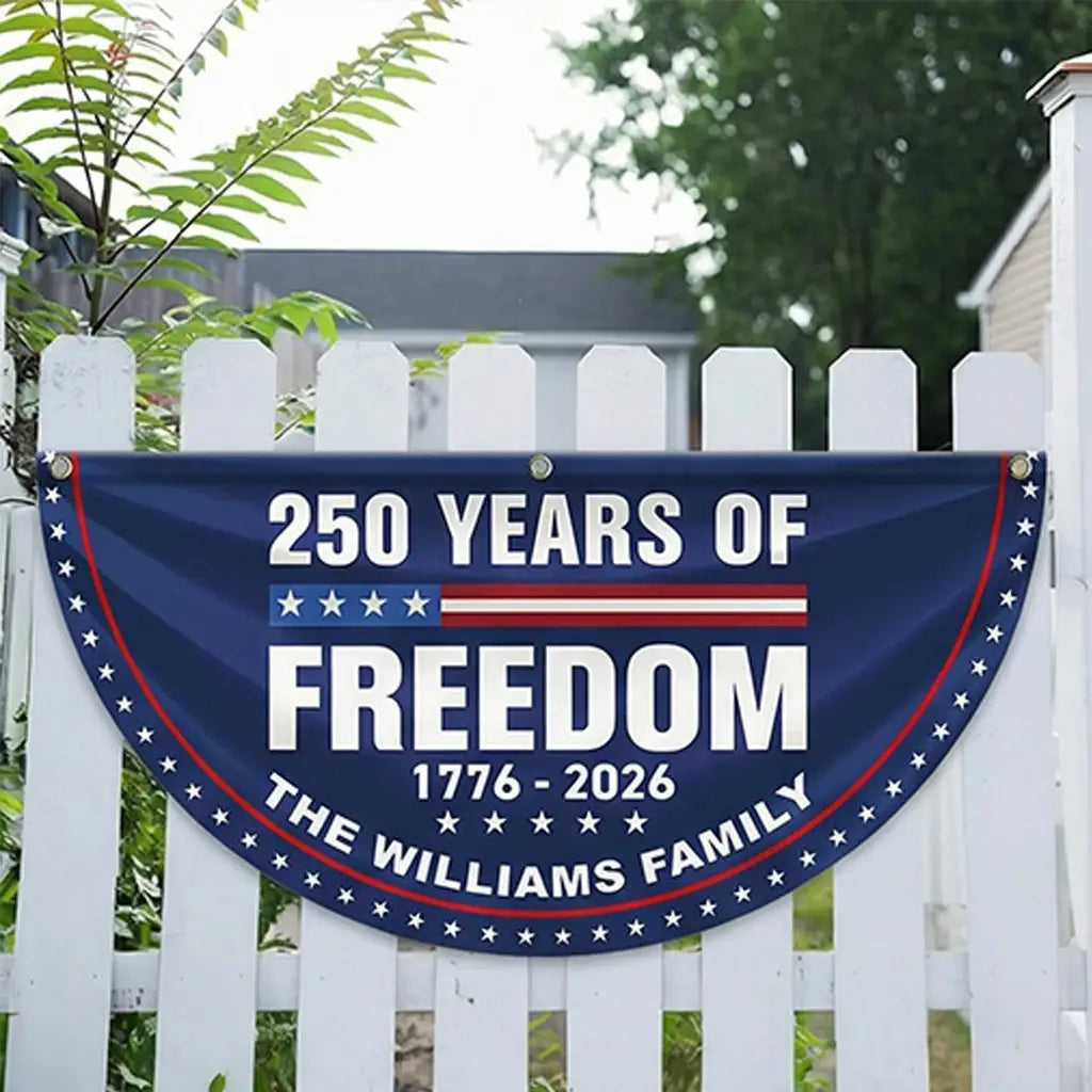 50% DE DESCUENTO HOY – Pancarta para porche del 250 aniversario de América 🗽