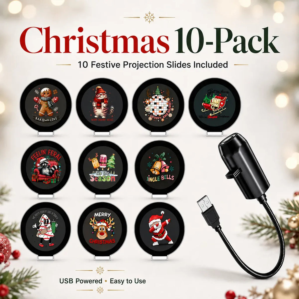 🎄👻 ✨ 60,000+ Sold — Plug & Play HD Holiday Projector for Christmas & Halloween Decor
