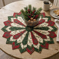 Holiday Star Table Topper Quilting Template Set