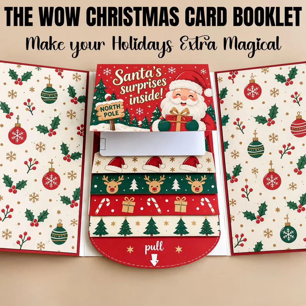 2026 New 🎅💳 Waterfall Christmas Gift Card Booklet ✨