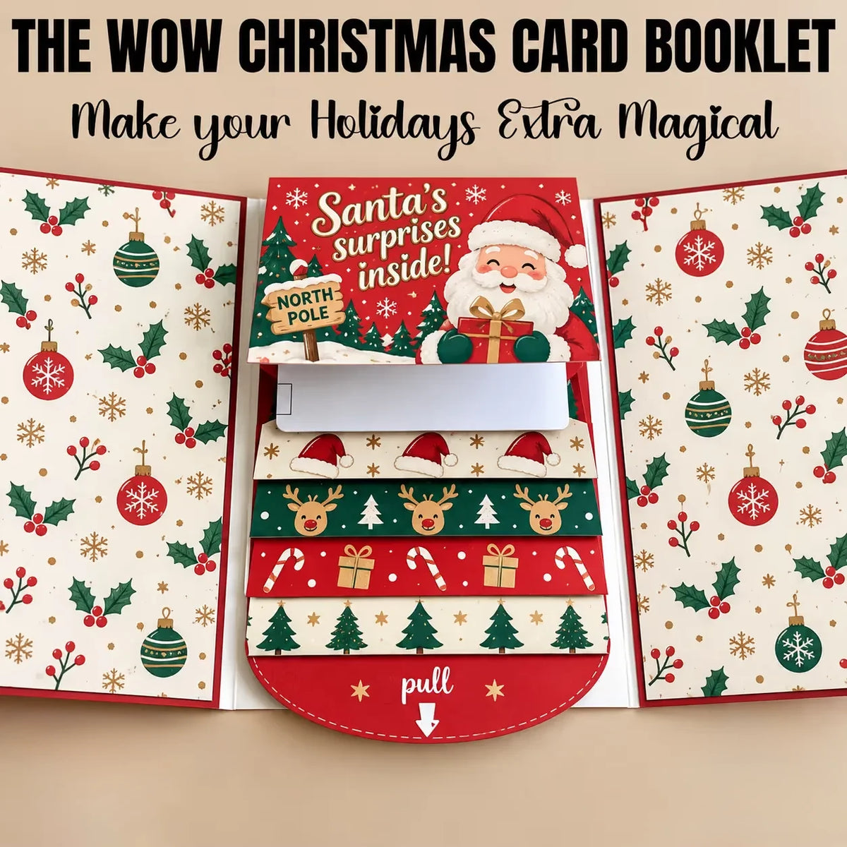 2026 New 🎅💳 Waterfall Christmas Gift Card Booklet ✨