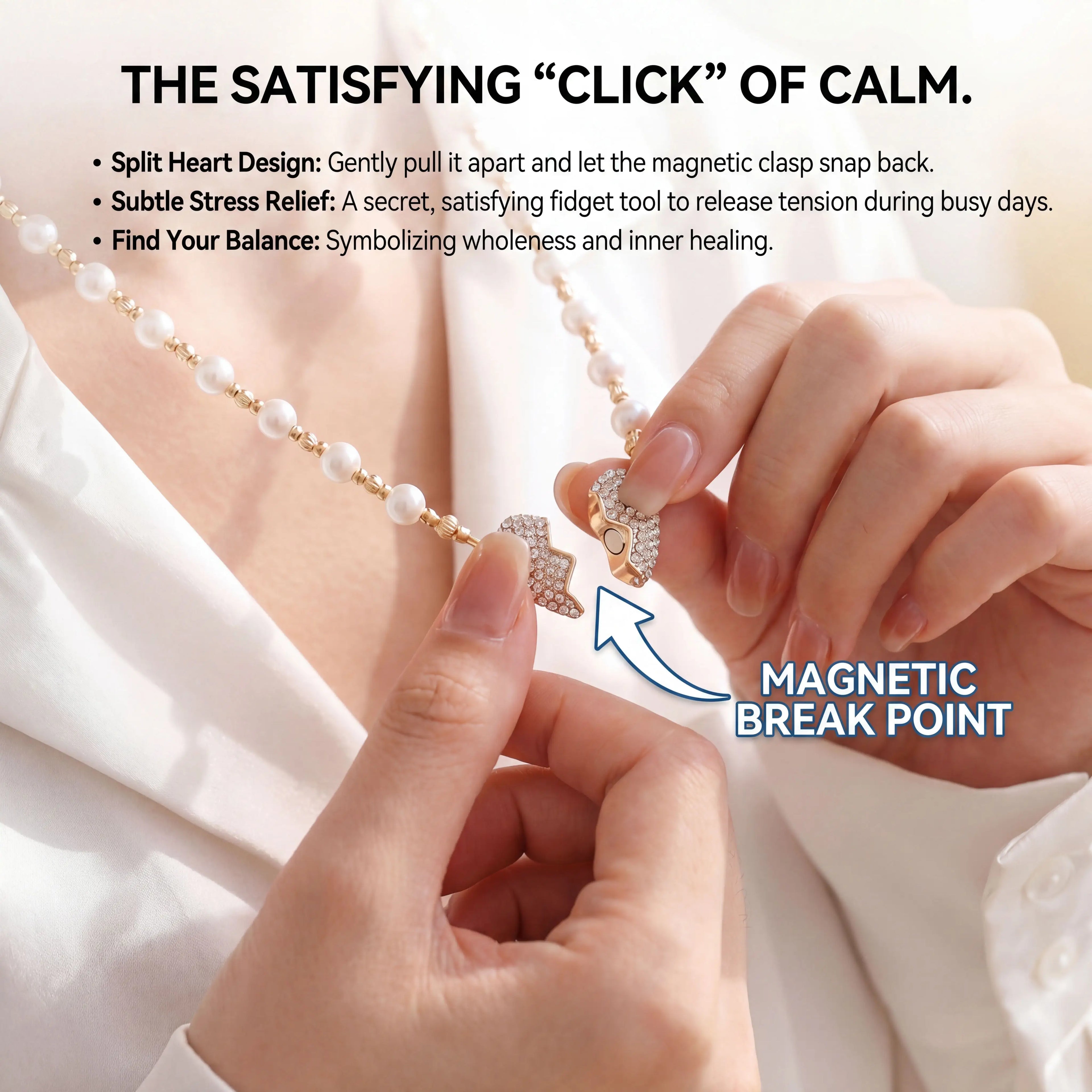 🔥 Final Flash Sale: 50% OFF - The Mindful Heart Pearl Necklace