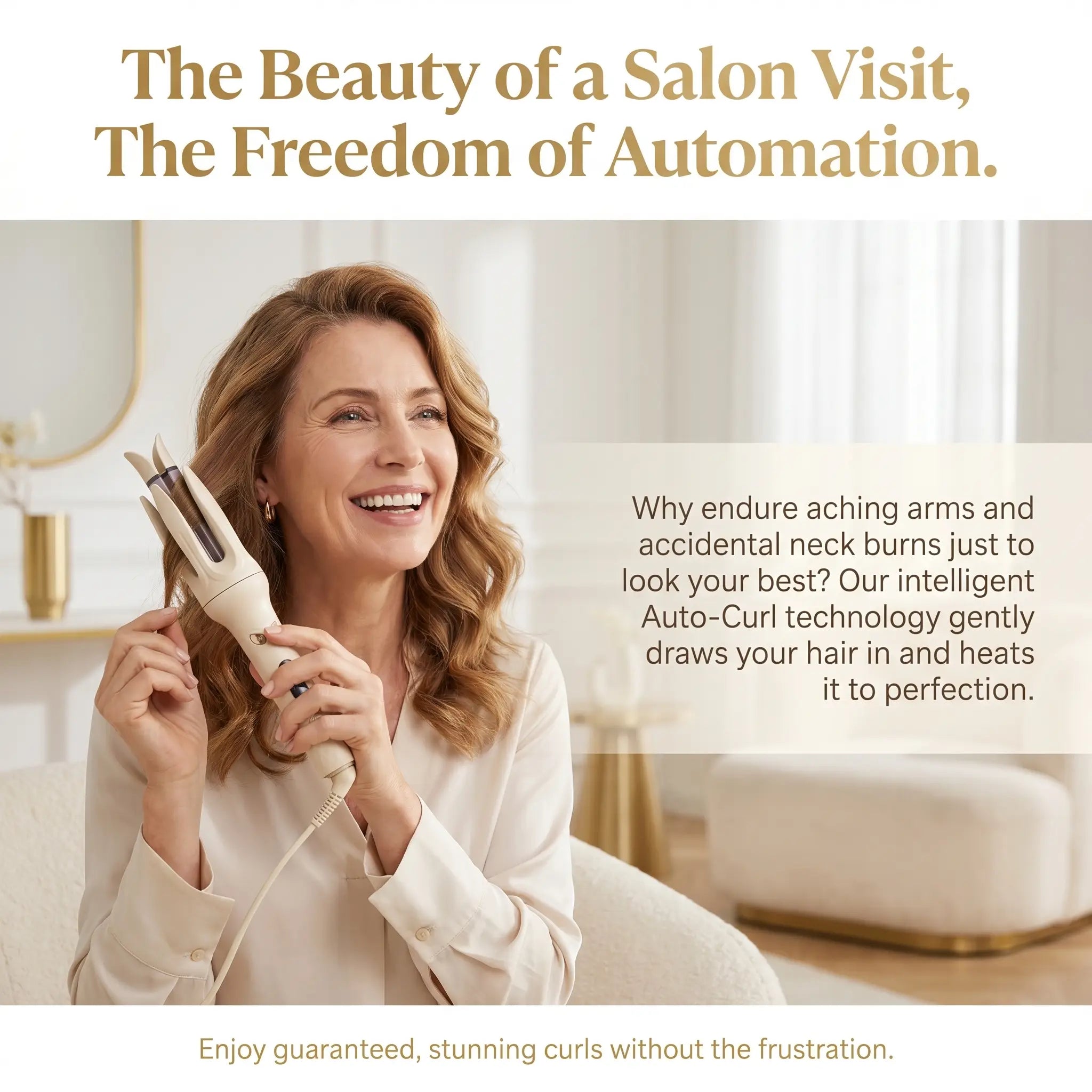 Yrbantrow®Smart Auto-Curler | Salon-Quality Curls in 10 Mins (Ends in 3 Days: 50% OFF)🔥