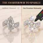 Timeless Marquise Vine Band Premium Moissanite Ring | 90% OFF Limited Time, Last Day!🔥