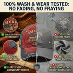 🔥 LAST DAY 90% OFF: Veteran-Backed 3D Embroidery Breathable Anti-Fade 1776-2026 Edition America 250th Anniversary Baseball Cap with Adjustable Back Strap