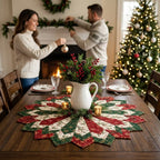 Holiday Star Table Topper Quilting Template Set