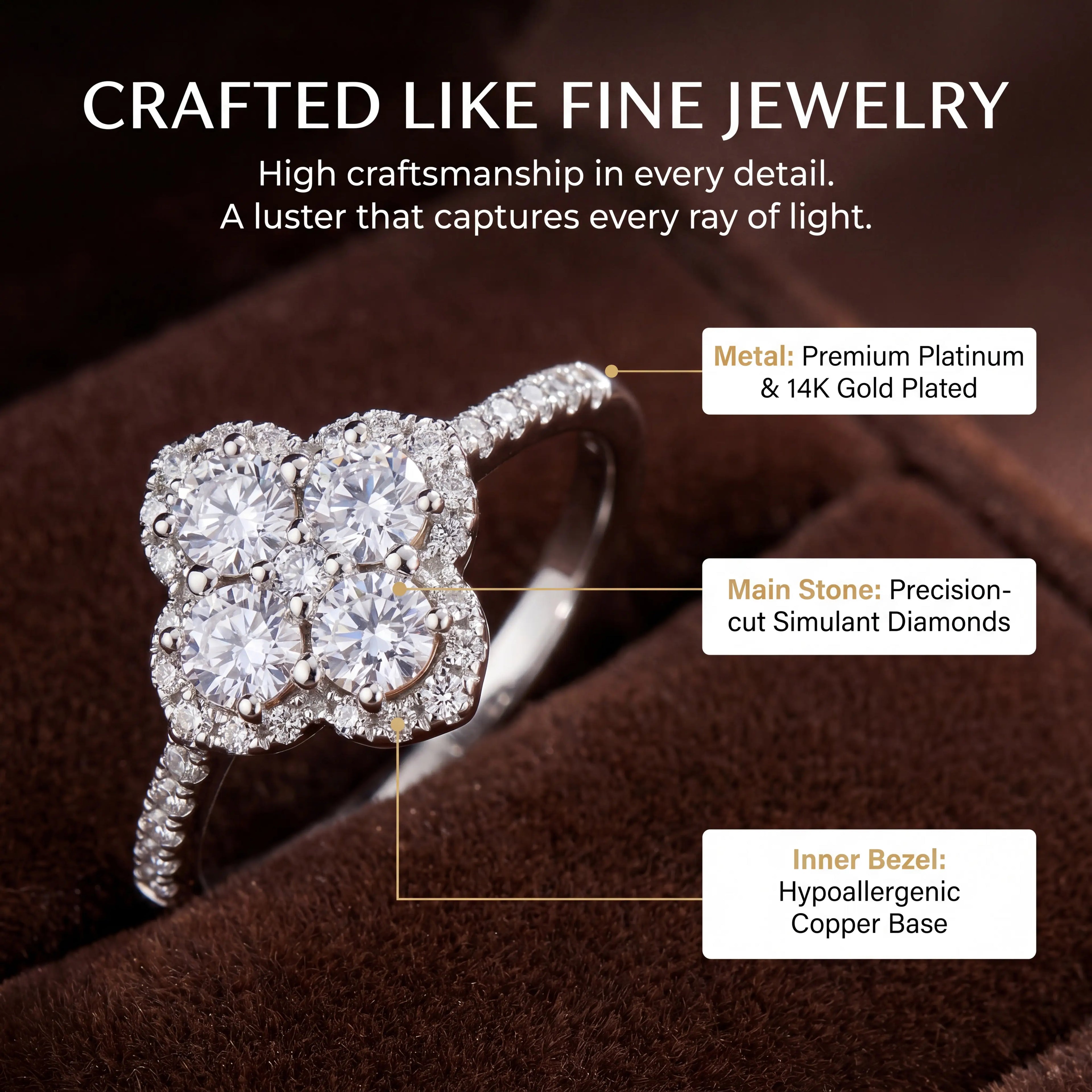 The 2-Carat Moissanite Masterpiece Ring-🔥Limited Time 90% OFF