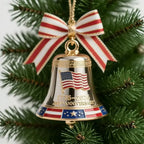 🔥Last 3 Days! 90% OFF-Limited Edition U.S. 250th Anniversary Commemorative Bell Ornament