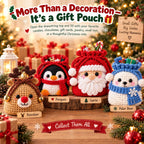 Christmas Crochet Character Gift Pouch – 12 Festive Designs