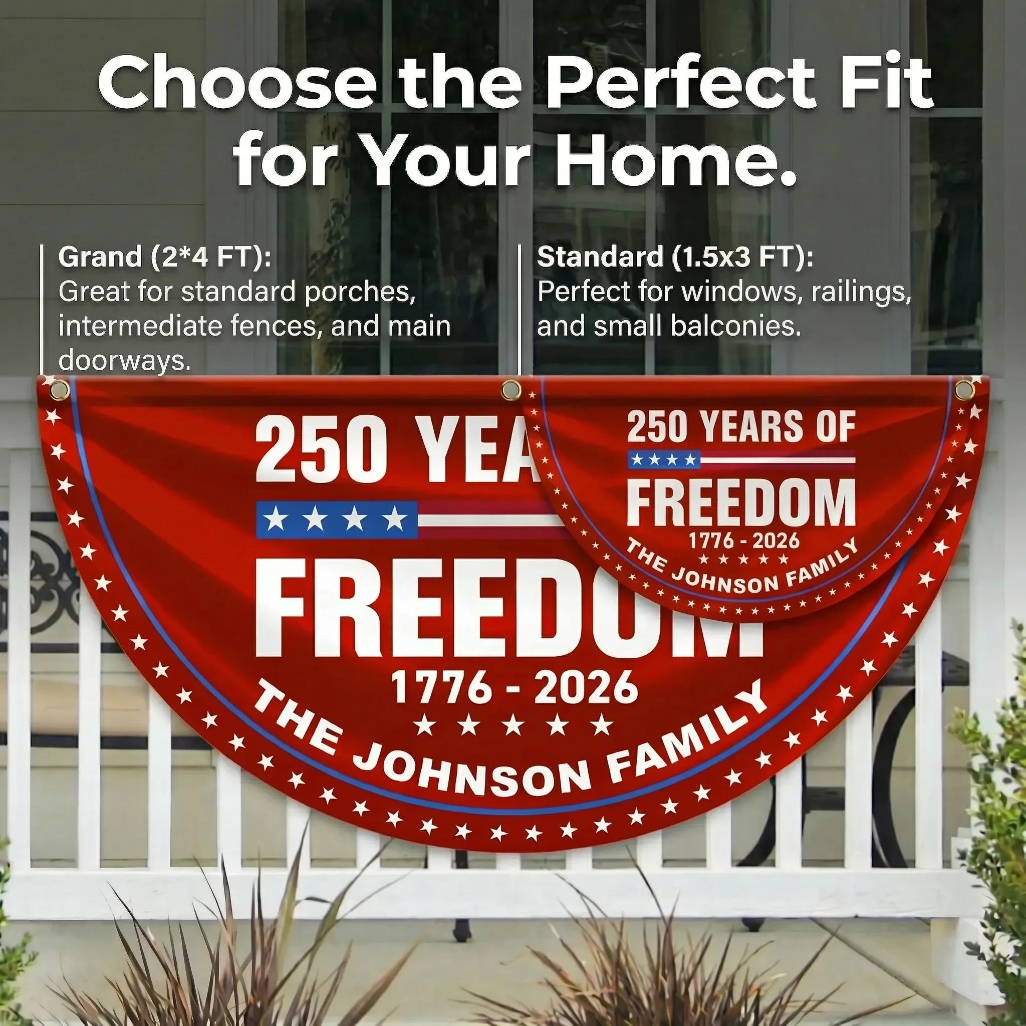 50% OFF TODAY – America’s 250th Porch Banner🗽