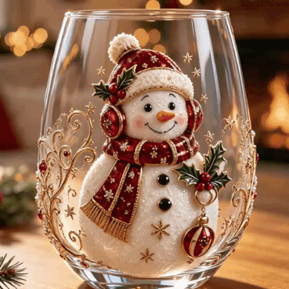 ⏳ Last Day 49% OFF – 3D Christmas Glass, A Magical Holiday Gift for Every Sip