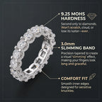 🔥 Final Flash Sale: 90% OFF-The Timeless Elegance - Premium Moissanite Eternity Band🔥