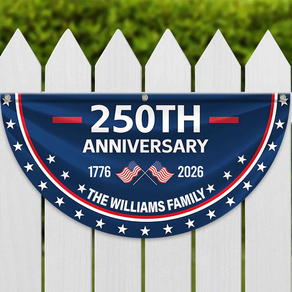 50% DE DESCUENTO HOY – Pancarta para porche del 250 aniversario de América 🗽