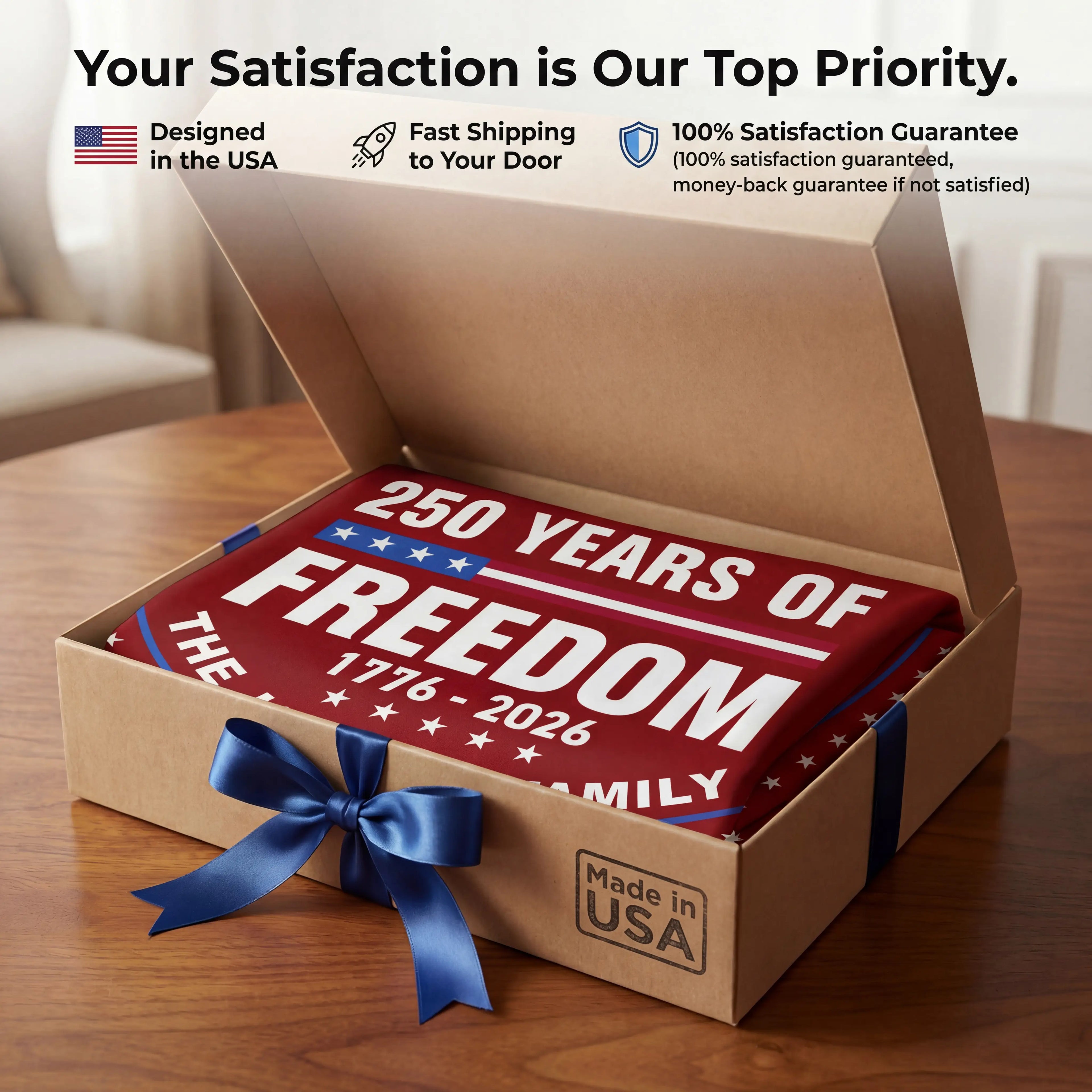 50% OFF TODAY – America’s 250th Porch Banner🗽