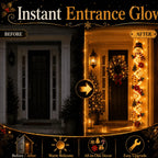 🎄 50% OFF ✨ Light-Up Christmas Door Hanging Decor — Bring Holiday Magic Home