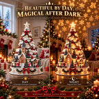 🎄Christmas Village Projection Centerpiece – 4 Themed Villages