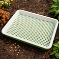 2pcs Seed Germination Tray with Drainage Grid