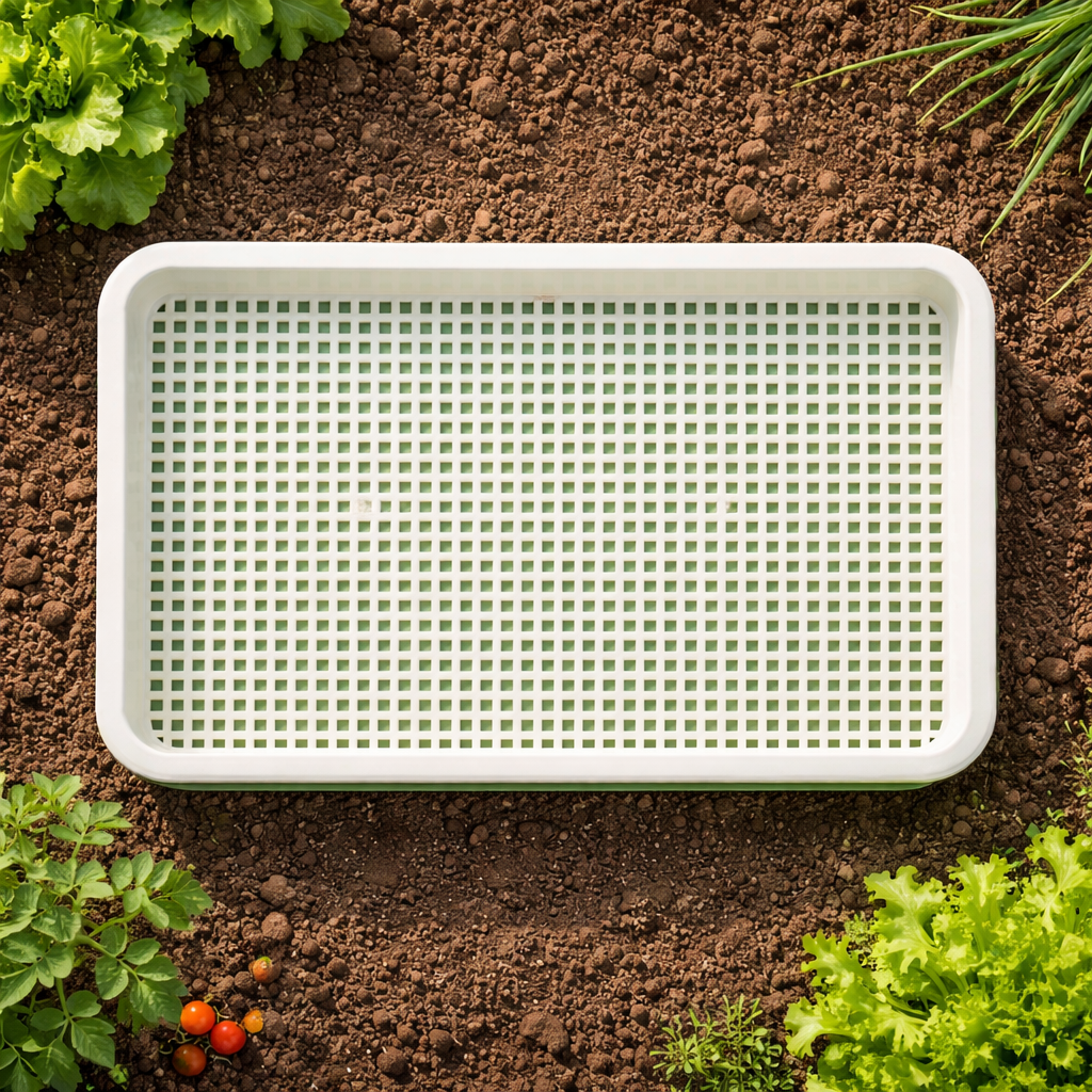2pcs Seed Germination Tray with Drainage Grid