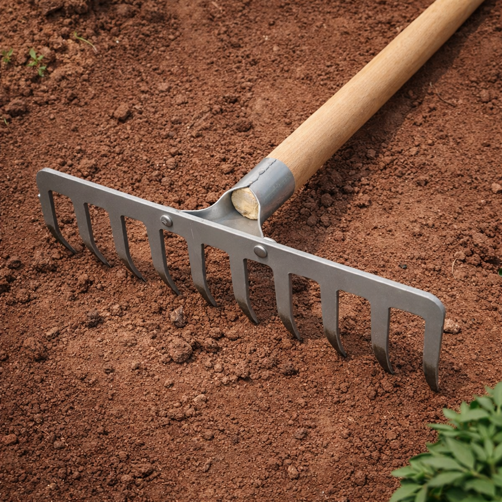 Heavy-Duty Garden Rake