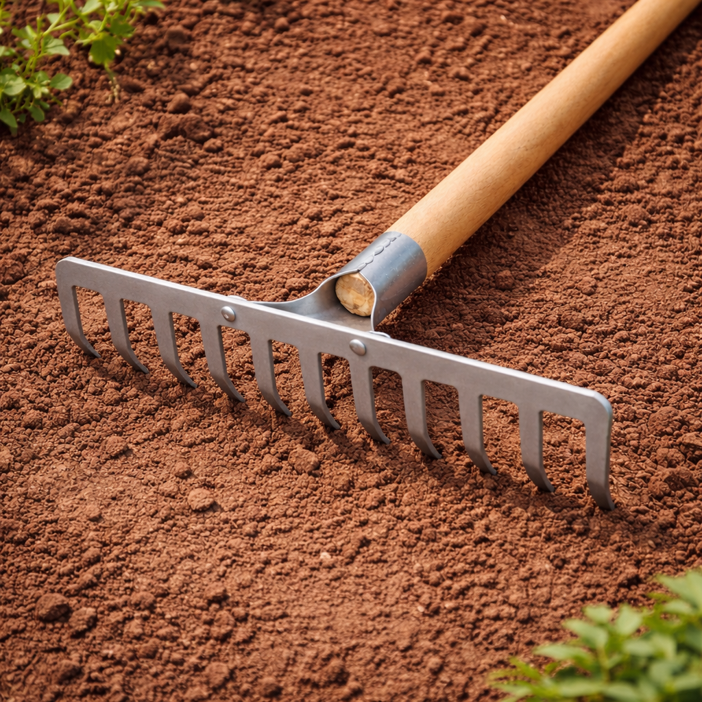 Heavy-Duty Garden Rake