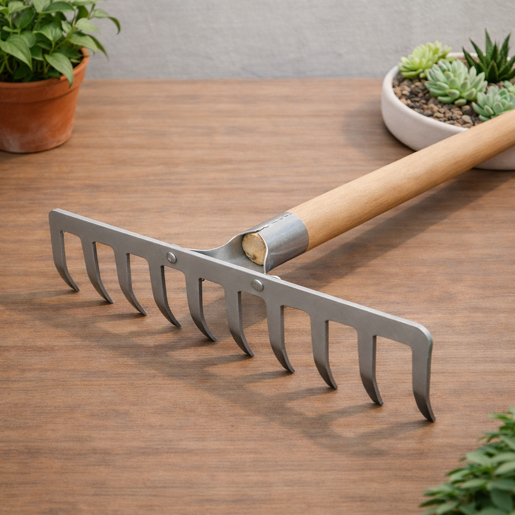 Heavy-Duty Garden Rake