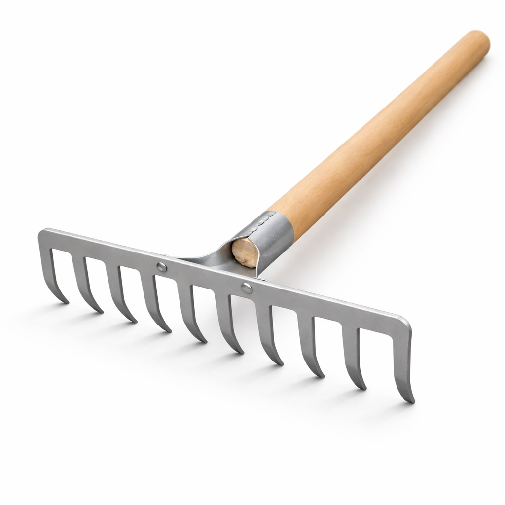 Heavy-Duty Garden Rake