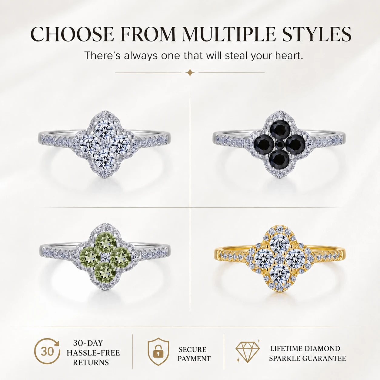 The 2-Carat Moissanite Masterpiece Ring-🔥Limited Time 90% OFF