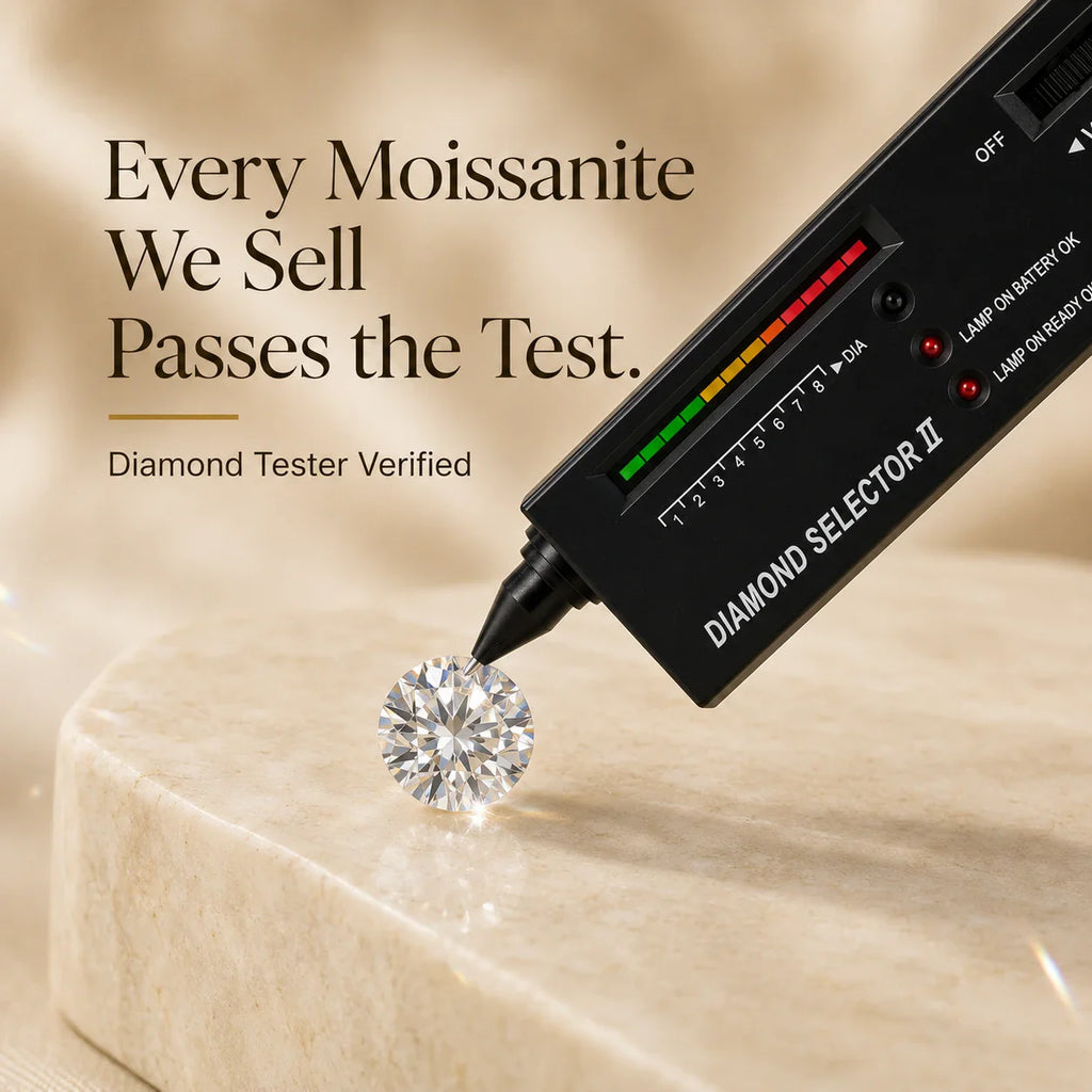 🚨 LAST DAY 90% OFF- Premium 2ct Moissanite Travel Ring - Classic Twisted Band (Passes Diamond Tester)