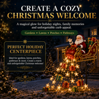 ✨🎅✨ 2026 New Santa's Flying Sleigh Gift Cascade – Solar Christmas Garden Light
