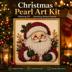 🔥 LAST DAY 50% OFF :🧘Relaxing & Beginner-Friendly - 🎨💎DIY Christmas Pearl Diamond Painting Art Kit