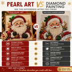 🔥 LAST DAY 50% OFF :🧘Relaxing & Beginner-Friendly - 🎨💎DIY Christmas Pearl Diamond Painting Art Kit