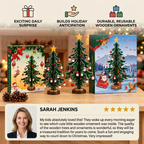 24-Day Mini Christmas Tree Ornament Advent Calendar for Kids