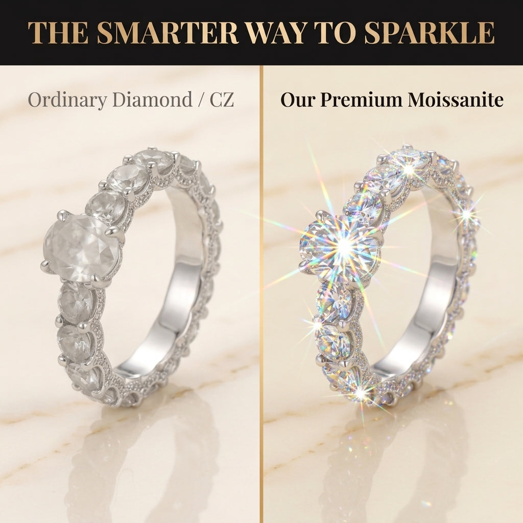 The Masterpiece Oval Premium Moissanite Ring | 90% OFF Limited Time, Last Day!