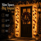 🎄 50% OFF ✨ Light-Up Christmas Door Hanging Decor — Bring Holiday Magic Home