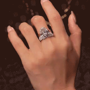 Flawless Brilliance: Oval Moissanite Stackable Statement Ring | 90% OFF Limited Time, Last Day!🔥