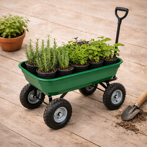Heavy-Duty Garden Utility Cart