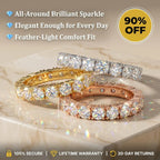 🔥 Final Flash Sale: 90% OFF-The Timeless Elegance - Premium Moissanite Eternity Band