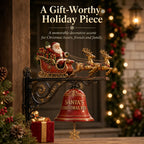 🎅 Santa Sleigh with Reindeer & Bell | 3D Christmas Outdoor Decoration